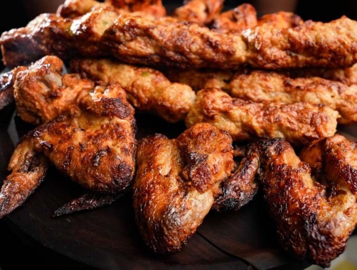 A mixed grill platter from The Monal